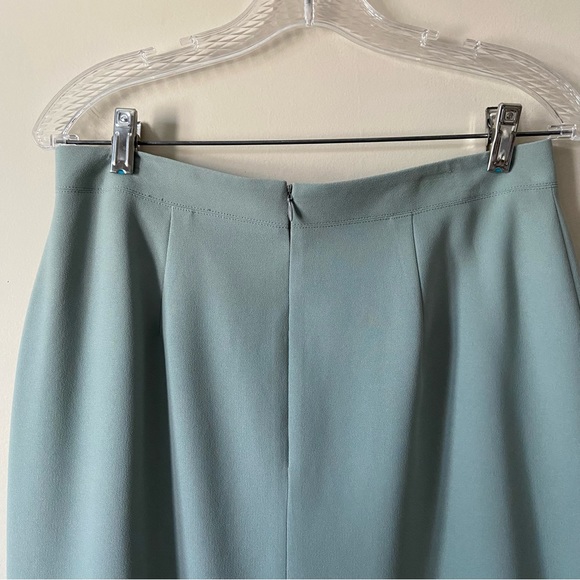 Mint Green Lined A Line Skirt 12P - Picture 4 of 8